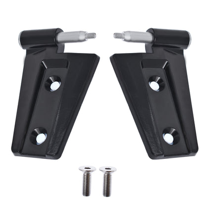 munirater Black Car Door Hinges Replacement for 2007-2018 Wrangler Unlimited JK