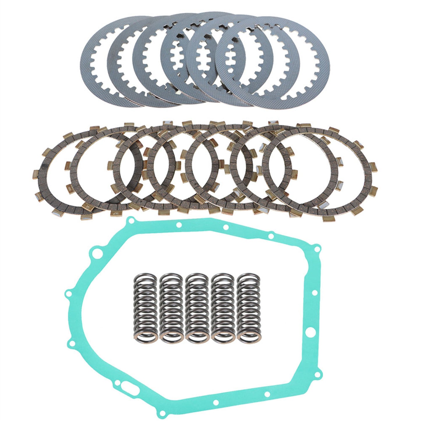 munirater Heavy Duty Clutch Kit Discs Disks Springs Gasket Replacement for 1987-2004 Yamaha Warrior 350