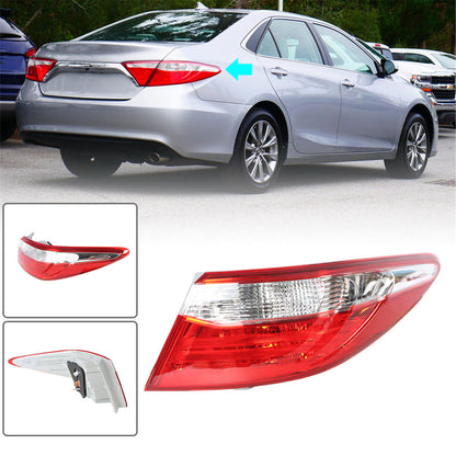 munirater 1-Pack Rear Right Tail Light Brake Lamp Assembly Replacement for 2015-2017 Toyota Camry Outer Passenger Side 8155006640 TO2805121