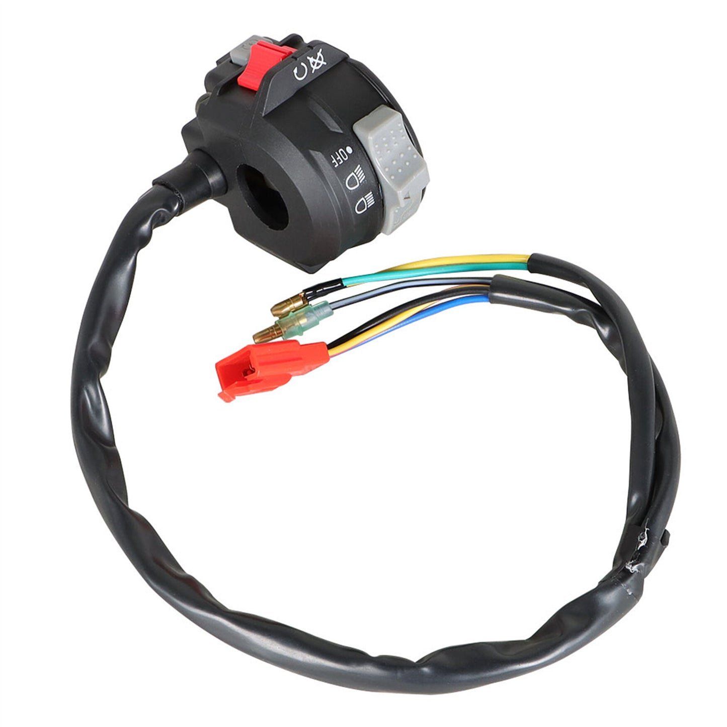 munirater On Off Switch Run Start Stop Headlight Kill Switch Replacement for 1988-2001 Yamaha Blaster 200 YFS200 2XJ-83975-01 2XJ-83975-01-00