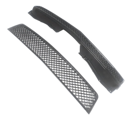munirater Front Hood Bumper Automotive Grille Black Mesh Replacement for 2007-2014 Tahoe Avalanche Suburban GM1200596 GM1200563 GM1200590