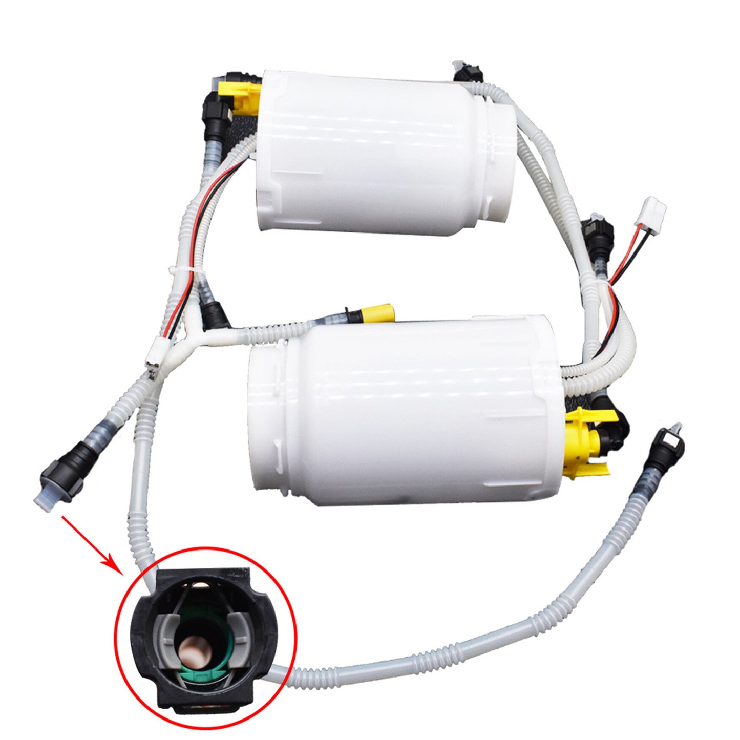 Electric Fuel Pump Module Assembly Replacement for Cayenne 2003-2006 2008-2010 3.2L 3.6L 4.5L 4.8L Driver and Passenger Side A2C53377801Z A2C53377802Z