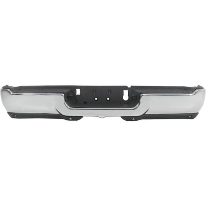Chrome Rear Step Bumper for Ram 2500 2019-2024, with Sensor Holes, without Light Openings, CH1103184