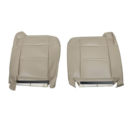 munirater 4PCS Driver Side Bottom Cloth Seat Cover Replacement for 2003 2004 2005 2006 Tahoe Suburban 1500 Tan