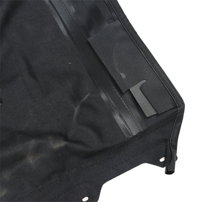 munirater Black Convertible Soft Top with Transparent Rubber Window Twill Replacement for 2003-2009 350Z