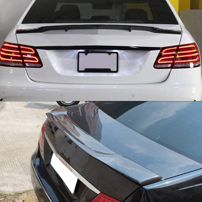 munirater Carbon Fiber Trunk Spoiler Replacement for 2010-2016 W212 E300 E350 E550 E63 Amg Sedan Rt Style