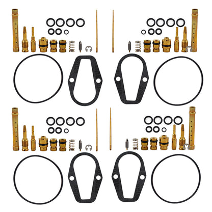 munirater Four Carb Rebuild Kits Replacement for CB500 F CB500F CB 500 Carburetor Jet