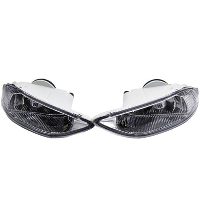 munirater Bumper Fog Lights Clear Lens Front Lamps FOR 2005-2008 Toyota Corolla