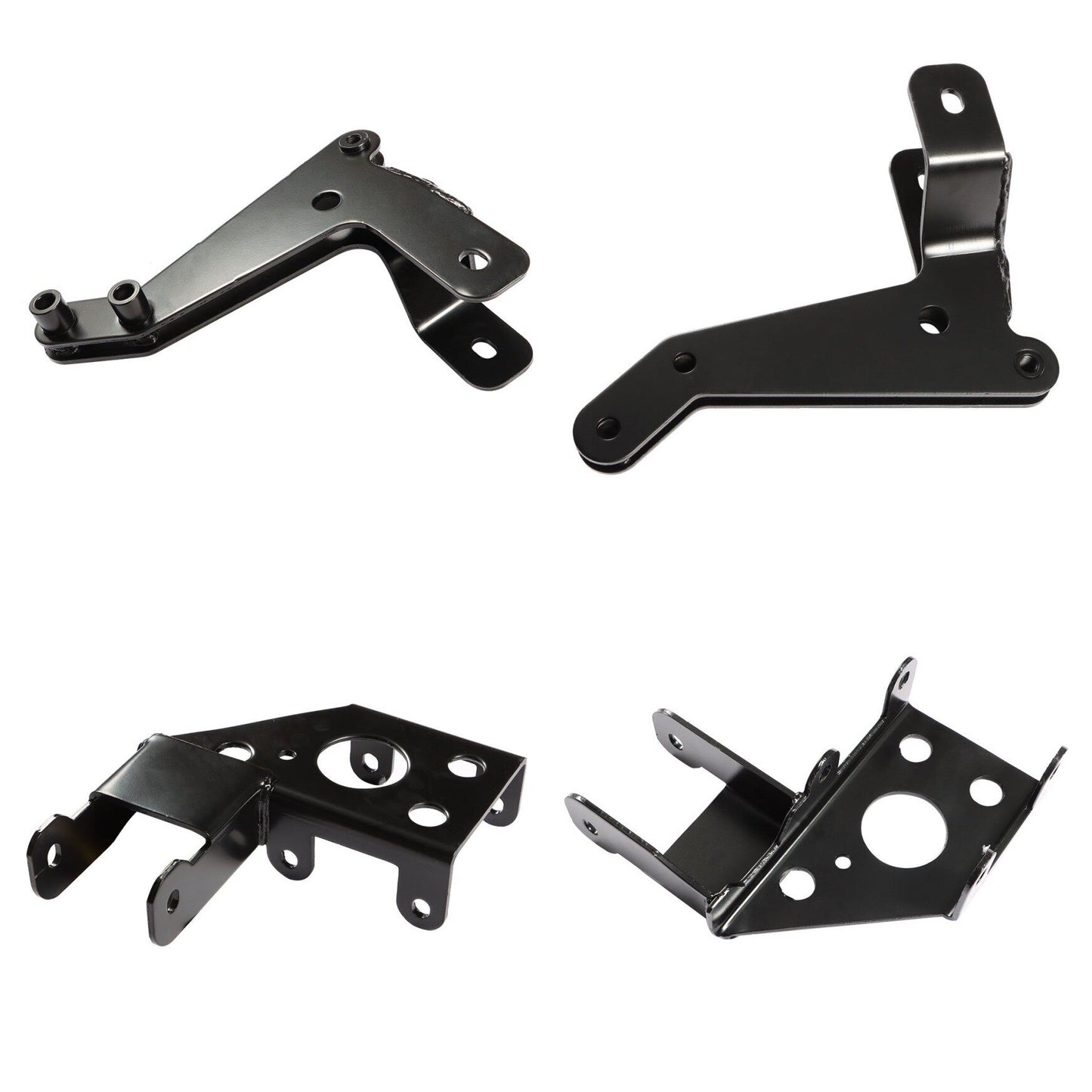 munirater Black Engine Swap Mount Replacement for Acura Honda 92-95 Civic 94-01 Integra K Series K20 K24 DC2 EG6 DC