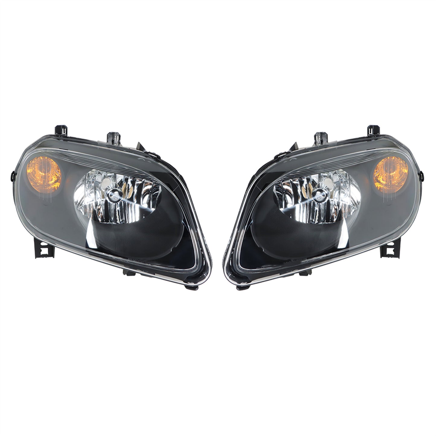 munirater Driver&Passenger Side Headlights Headlamps For 2006-2011 Chevolet HHR