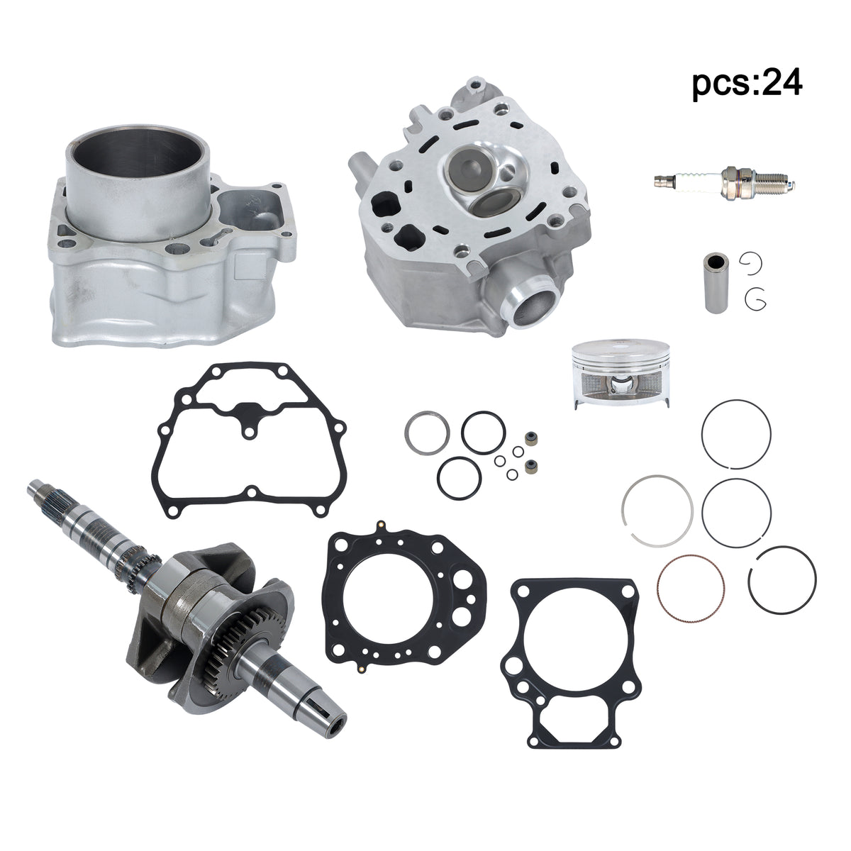 Cylinder Head & Crankshaft Repair Kit for Honda Rancher TRX420 - 13000-HR3-A40