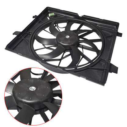 munirater Dual A/C Radiator Cooling Fan Replacement for 2011-2018 Grand 55037992AD