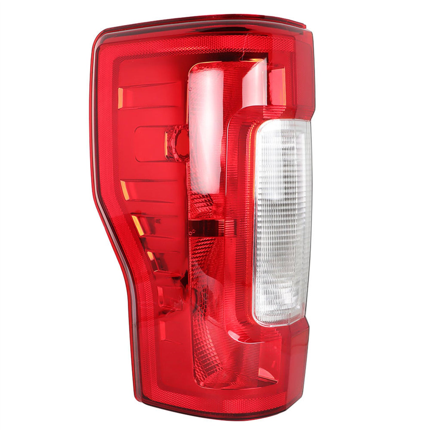 munirater Rear Left Chrome Red Tail Light Taillamp Assembly Replacement for 2017 2018 2019 F-250 F350 Super Duty Driver Side