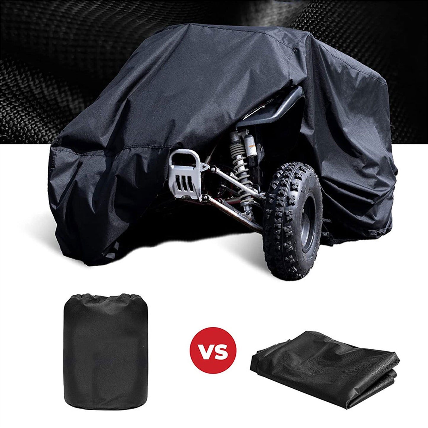 Heavy Duty Oxford 4 Wheeler Cover 86.5 x 50.5 x 49.5in Replacement for Most 4 Wheeler