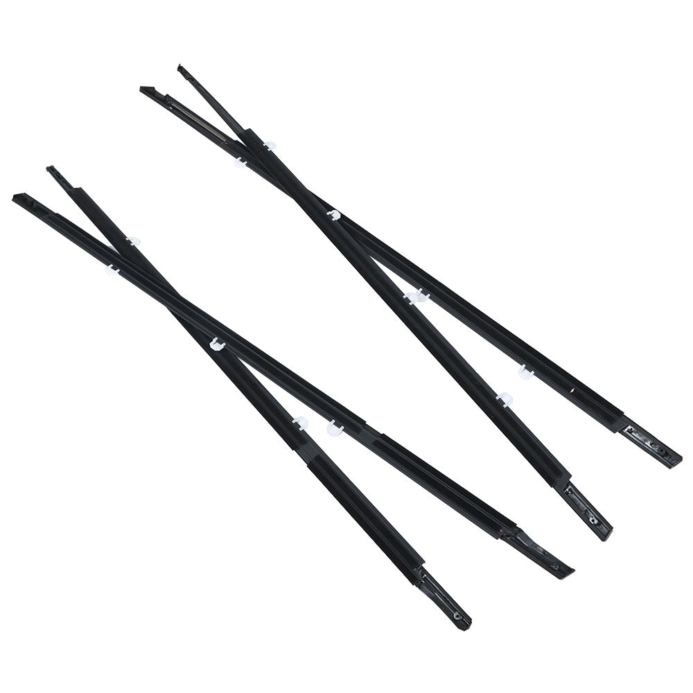 Chrome Window Weatherstrip Molding Kit for 2008-2012 Honda Accord Sedan, 4-Piece