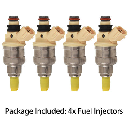 munirater 4-Pack Fuel Injectors Replacement for Suzuki Sidekick Tracker X-90 1.6L INP-470