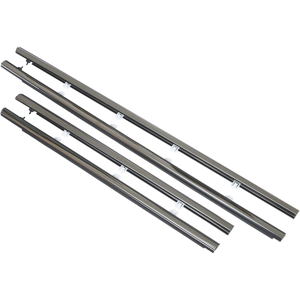 Chrome Window Weatherstrip Kit for Acura TSX Sedan, 4-Piece