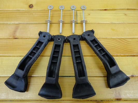 munirater 4 Pack Hood Straps Panel Latch Kit Replacement for Ski - Doo REV MXZ GSX GTX OEM 517302448