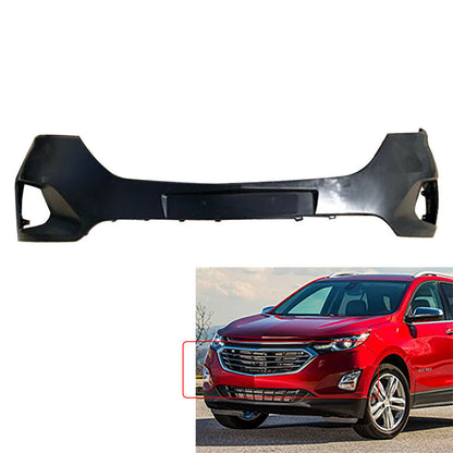 munirater Black Front Bumper Cover Upper Fascia Replacement for 2018-2019 Chevrolet Equinox