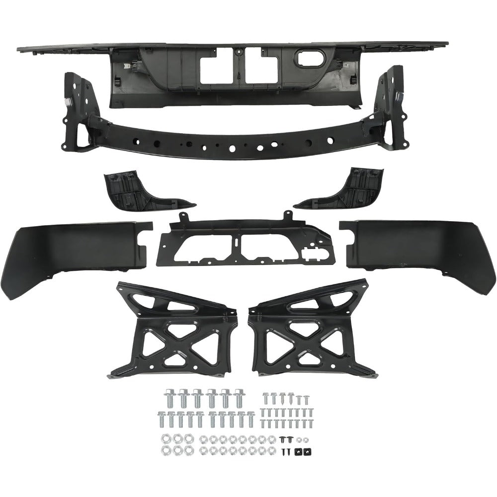 Black Steel Rear Step Bumper for Toyota Tundra 2014-2021