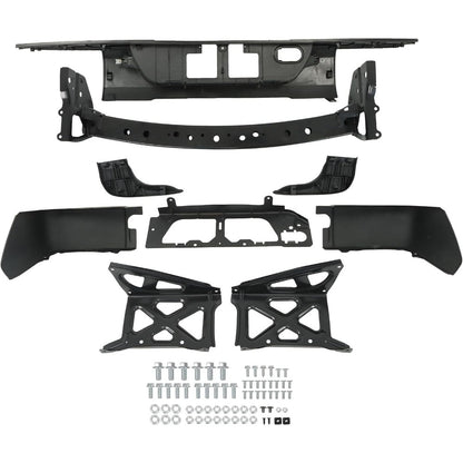 Black Steel Rear Step Bumper for Toyota Tundra 2014-2021