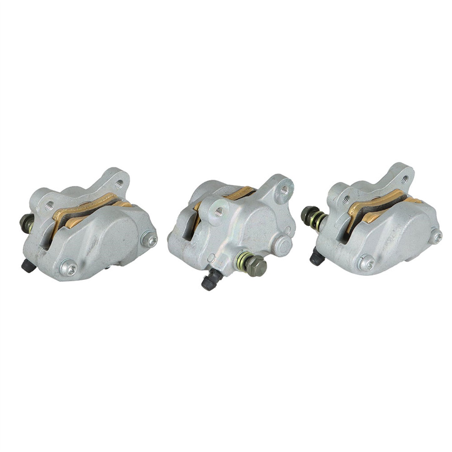 munirater For Arctic Cat Bearcat 454 4X4 /2x4 Package of 3 Brake Calipers w/Pads 1997-1998