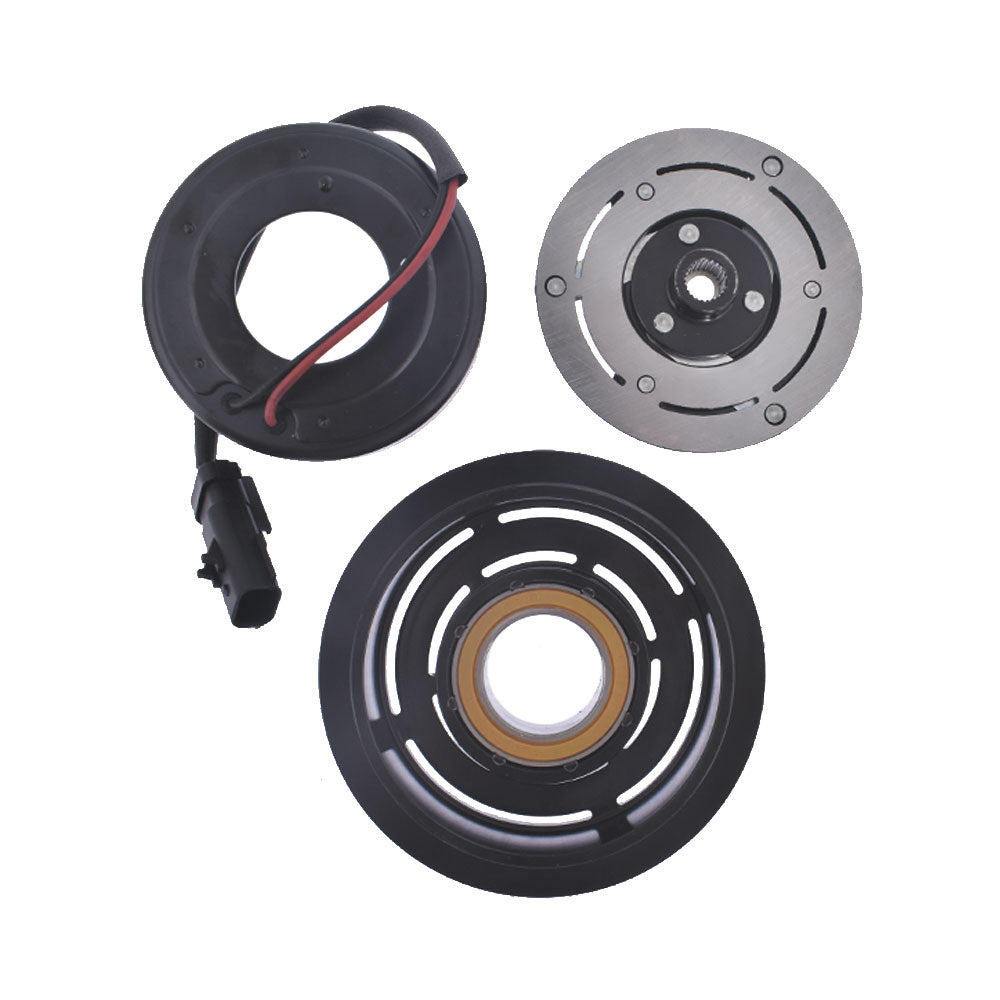 munirater A/C Compressor Clutch Kit Pulley Coil Replacement for 1994-2002 Ram 1500