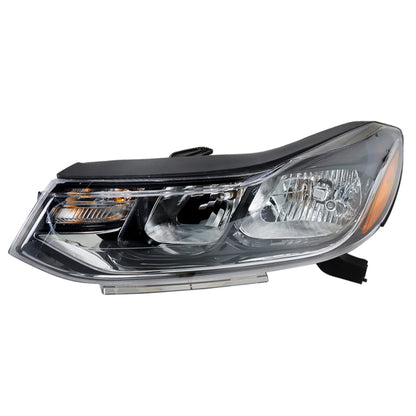 munirater Headlight Left For 2017 2018 2019 Chevrolet Trax LS LT Halogen Chrome Housing