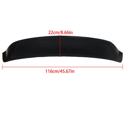 munirater Rear Window Roof Vent Visor Spoiler Wing Black Tinted Replacement for 1996 1997 1998 Civic 4DR