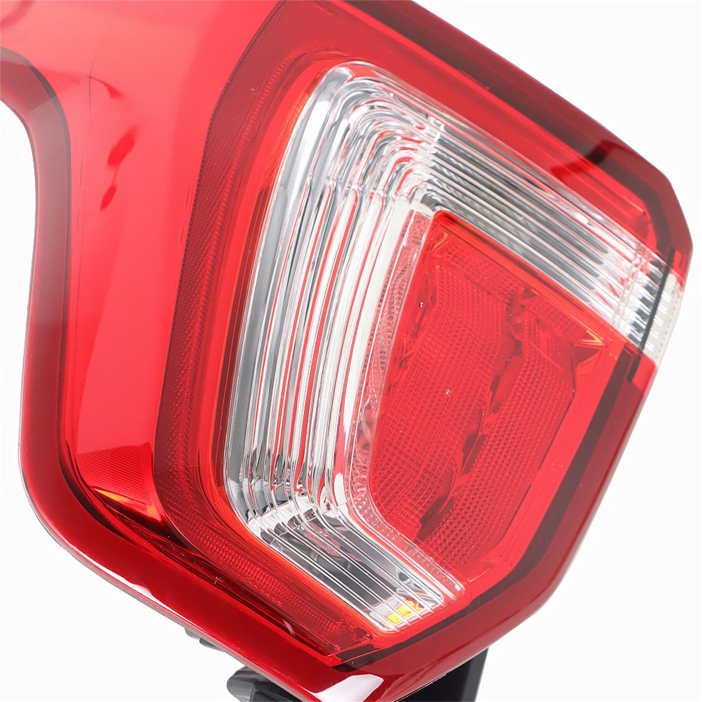 munirater 1-Pack Tail Light Rear Light LED Clear Red Outer Left Side Replacement for 2016-2019 Explorer