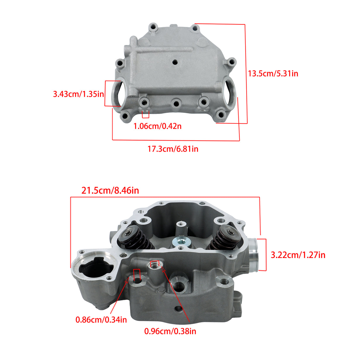 Cylinder Head & Cover Kit for Honda TRX420 & TRX500