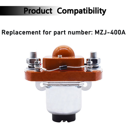 munirater 48V 400A Contactor Solenoid Replacement for Heavy Duty Golf Cart MZJ - 400A