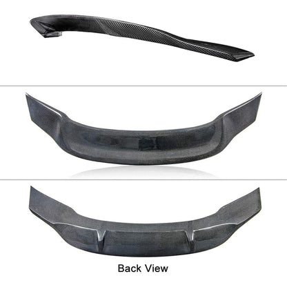 munirater Carbon Fiber Trunk Spoiler Replacement for 2010-2016 W212 E300 E350 E550 E63 Amg Sedan Rt Style