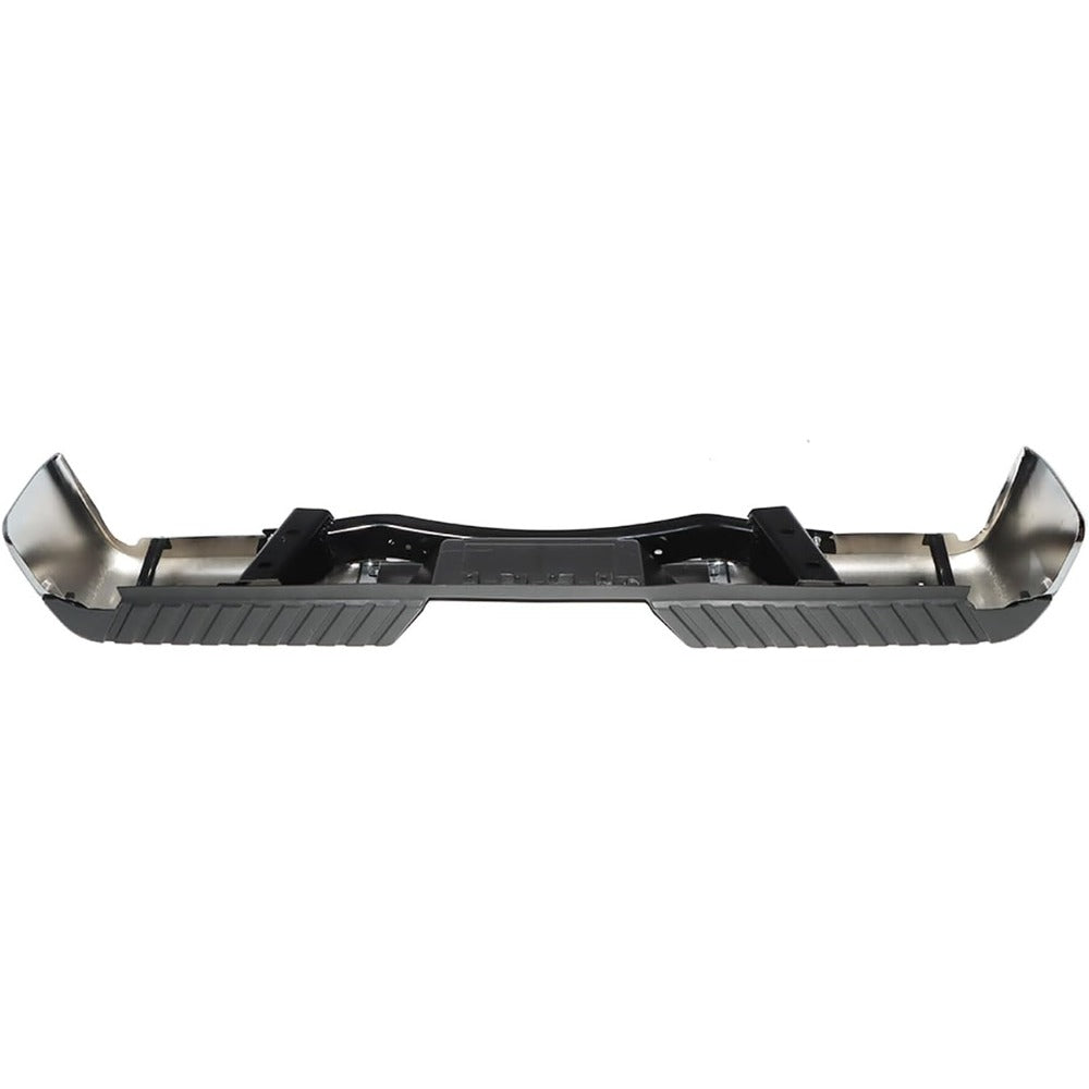 Chrome Rear Step Bumper Assembly for Ford F-150 2009-2014, with Sensor Holes