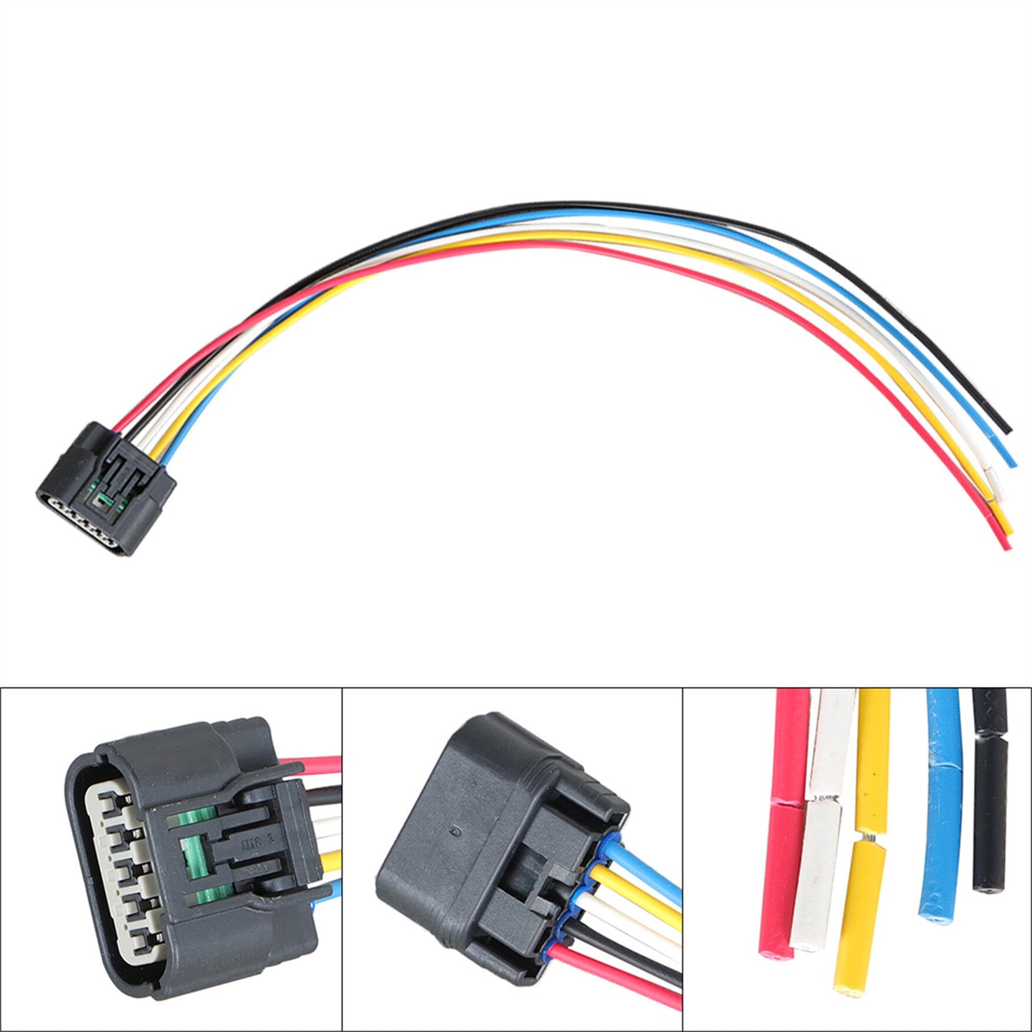 munirater Connector Plug Wiring Harness 5-Way Extension Replacement for 2016-2019 Civic 1.5L Turbo Charger 49373-07012 K6T52372