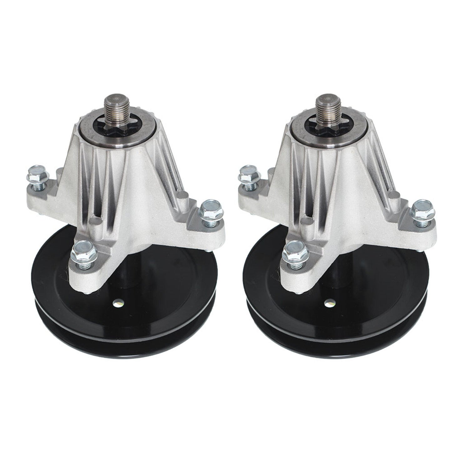 2-Pack Spindle Assembly W/Pulley Replacement for Troy Bilt Tb42 Pony Bronco Tb42 7-Speed