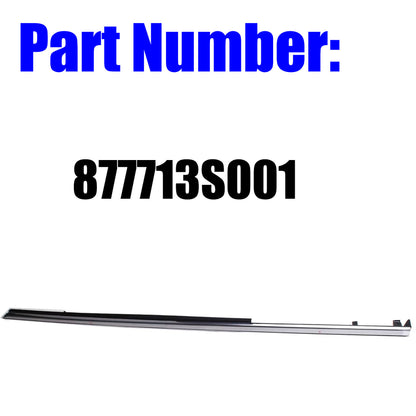 munirater Left Driver Side Upper Fender Chrome Molding Garnish Trim Replacement for 2011-2014 Hyundai Sonata