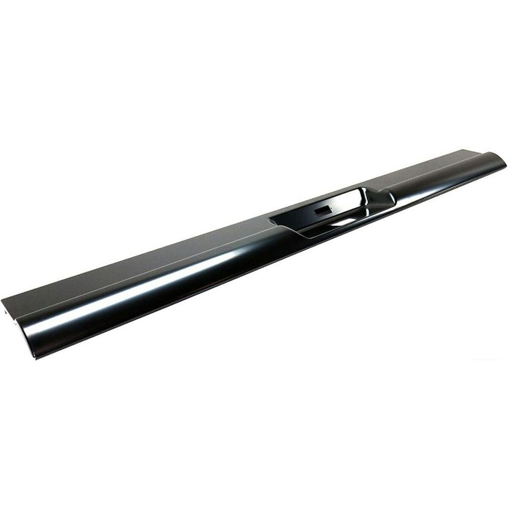 Black Steel Rear Bumper Roll Pan for Chevrolet C10 1967-1972