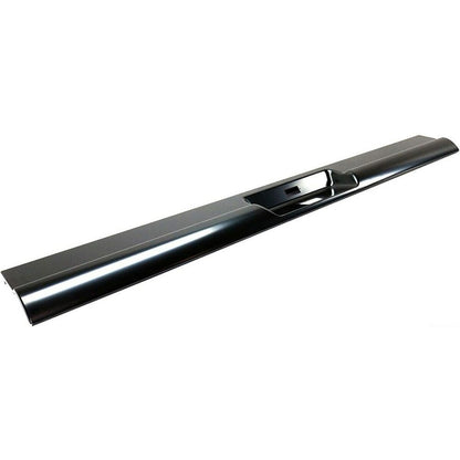 Black Steel Rear Bumper Roll Pan for Chevrolet C10 1967-1972
