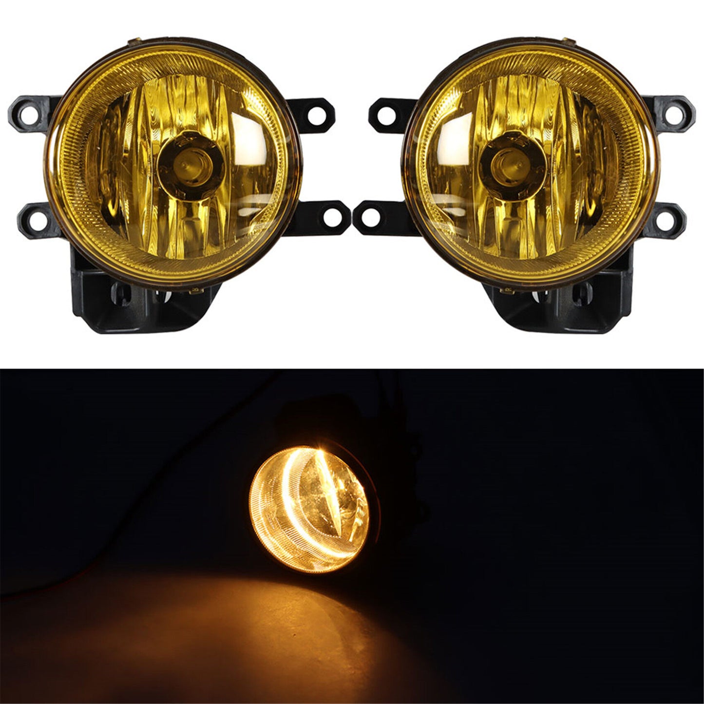 munirater Left and Right Bumper Driving Fog Lights For 2016-2021 Toyota Tacoma