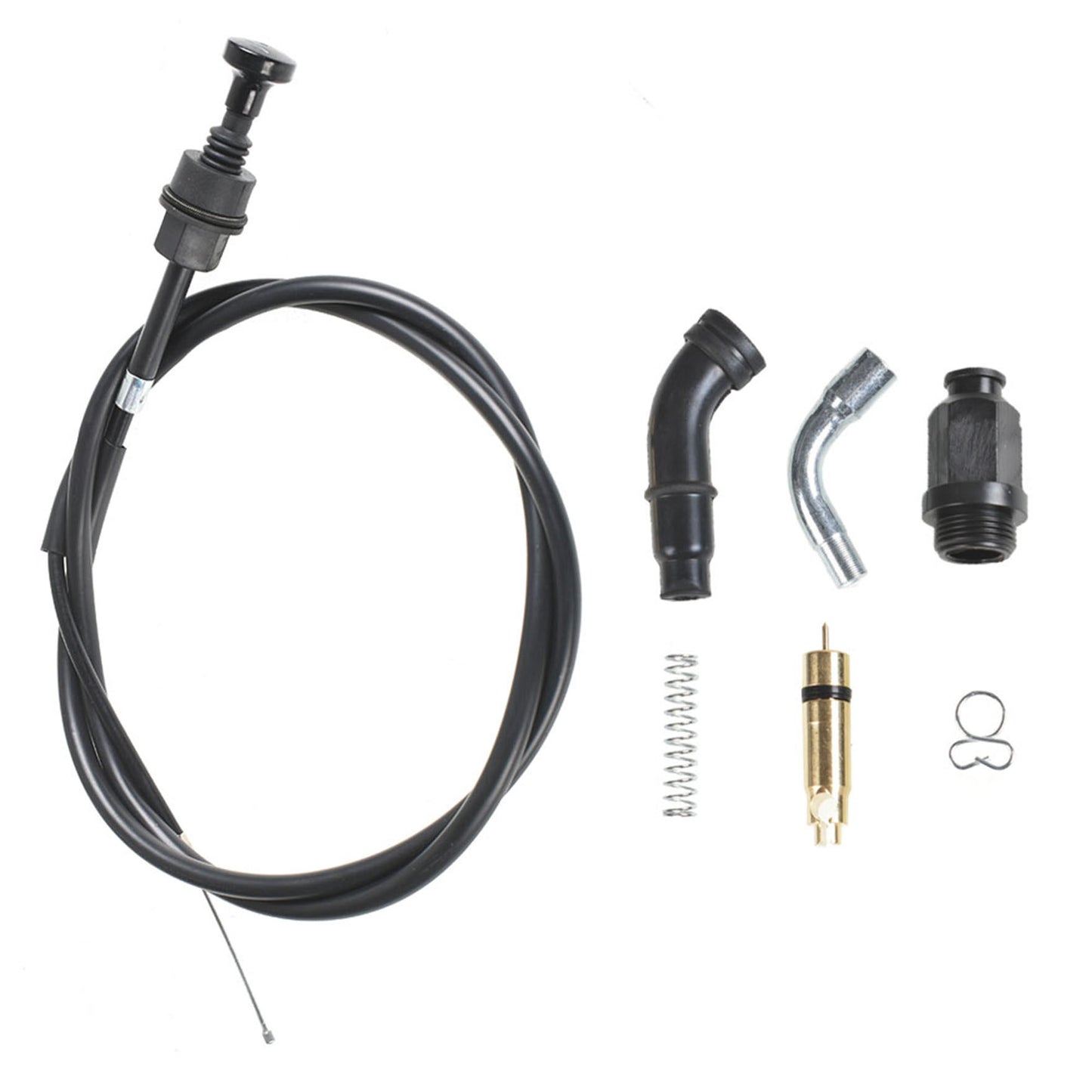 Carburetor Choke Cable & Valve Plunger Kit Replacement for Honda Foreman Rubicon 500 TRX 500