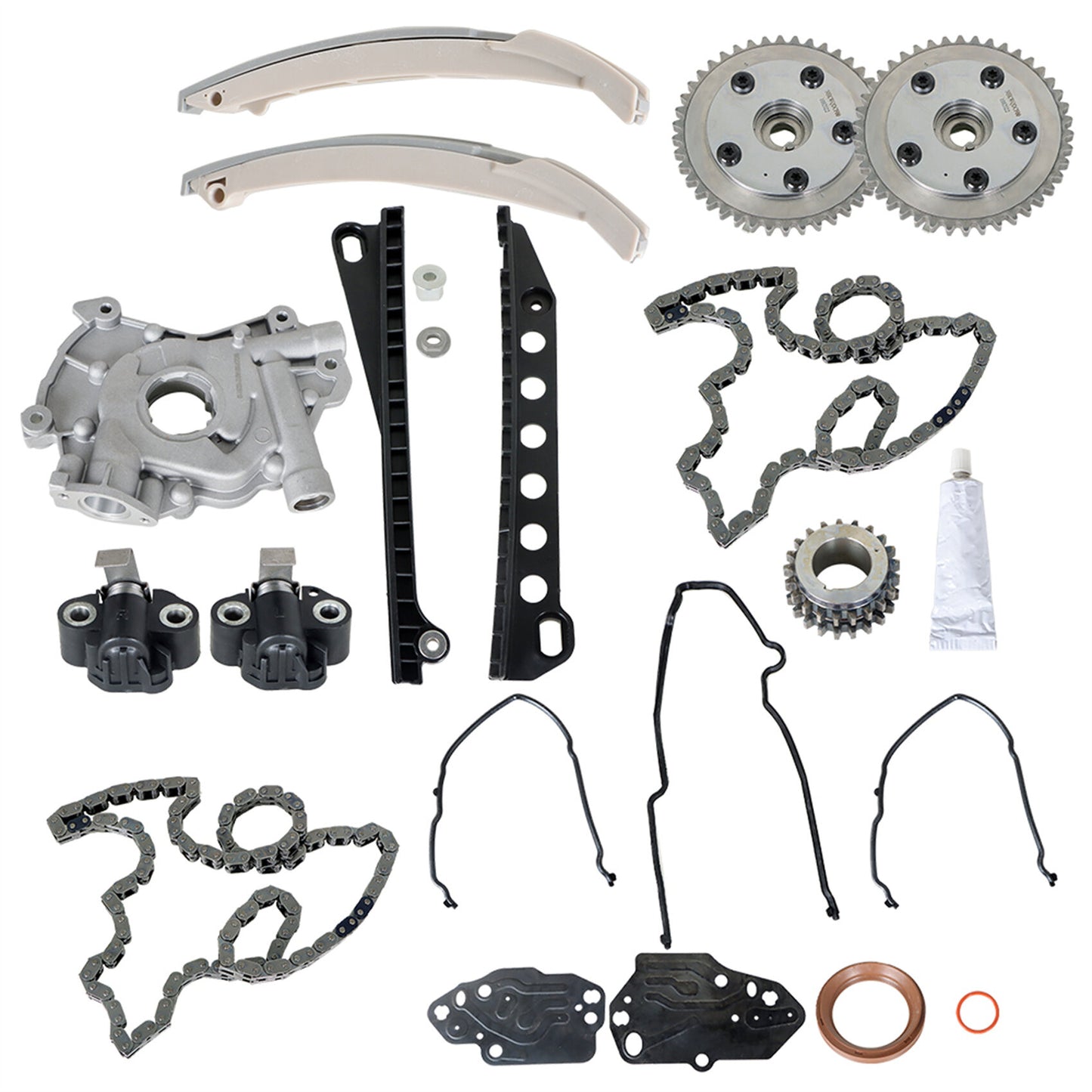 munirater Timing Chain Kit Oil Pump Replacement for Expedition F-150 F-250 F-350 Mark LT Navigator