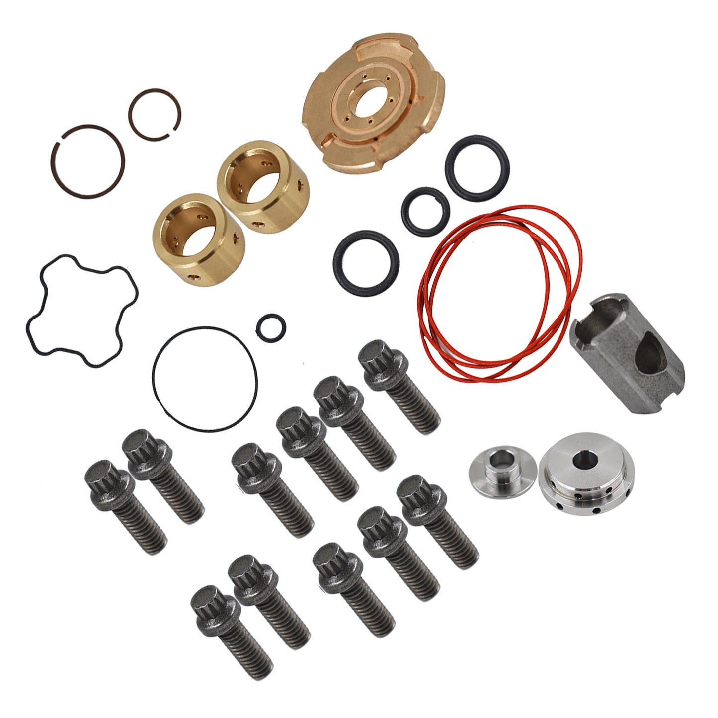 munirater Turbo Compressor 7.3L GTP38 Rebuild Kit Replacement for Powerstroke 1994-1997 TP38 Powerstroke 1997-2003 GTP38 7.3 Litter Turbo 817-1004-002F