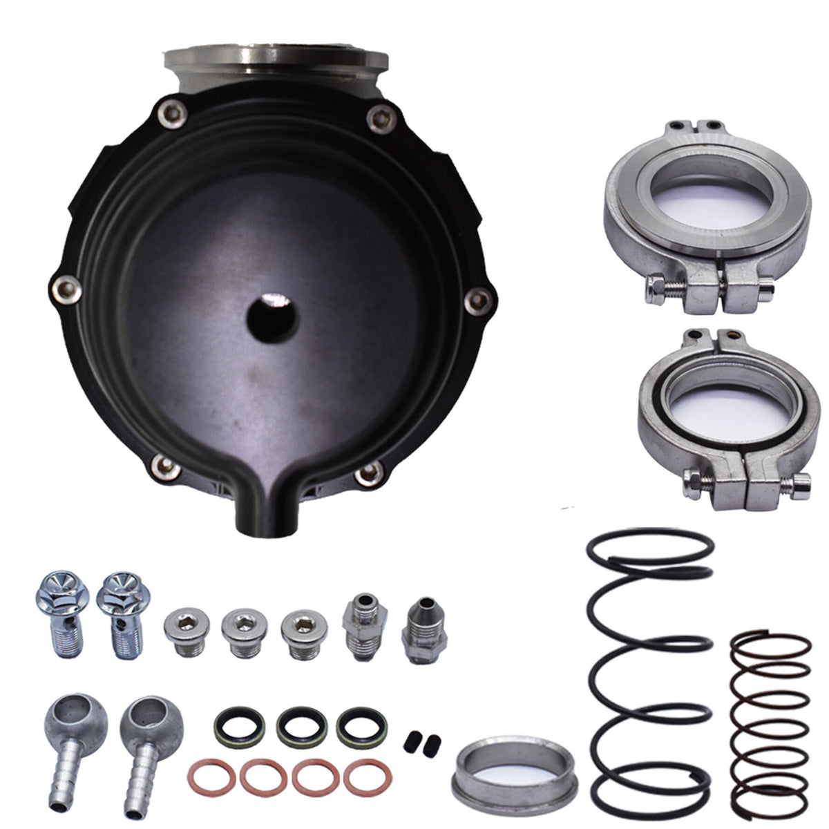 munirater WG-44MM-BK 44mm Steel Water Cooled External Turbo (Blcak)