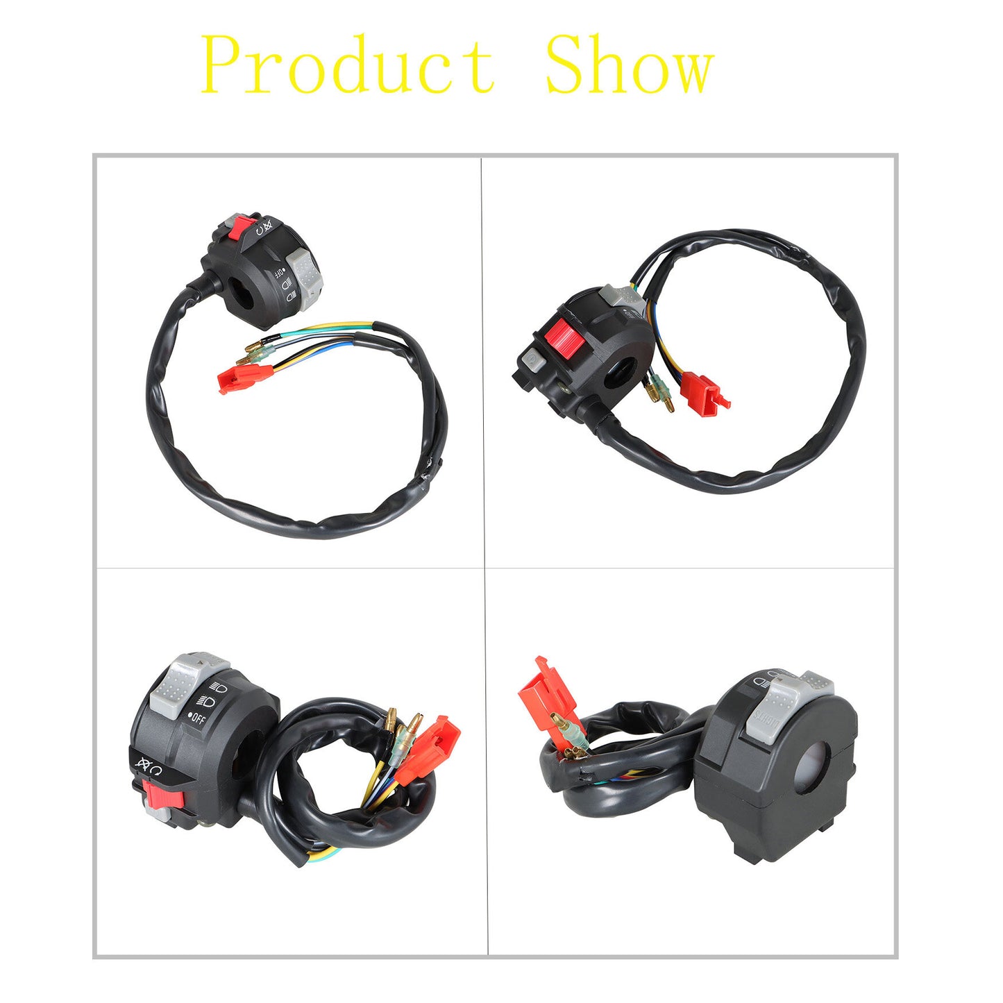 munirater On Off Switch Run Start Stop Headlight Kill Switch Replacement for 1988-2001 Yamaha Blaster 200 YFS200 2XJ-83975-01 2XJ-83975-01-00