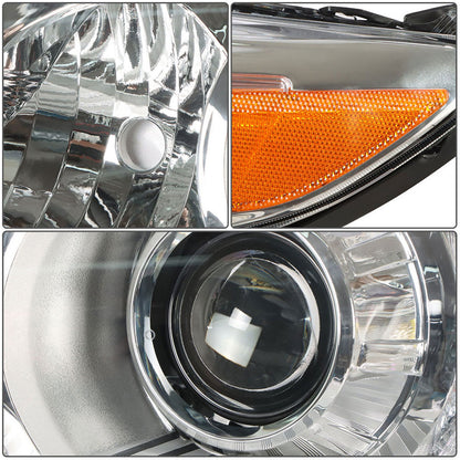 munirater Chrome Housing Halogen Headlight Assembly Replacement for 2011-2020 Sienna Driver Side Only