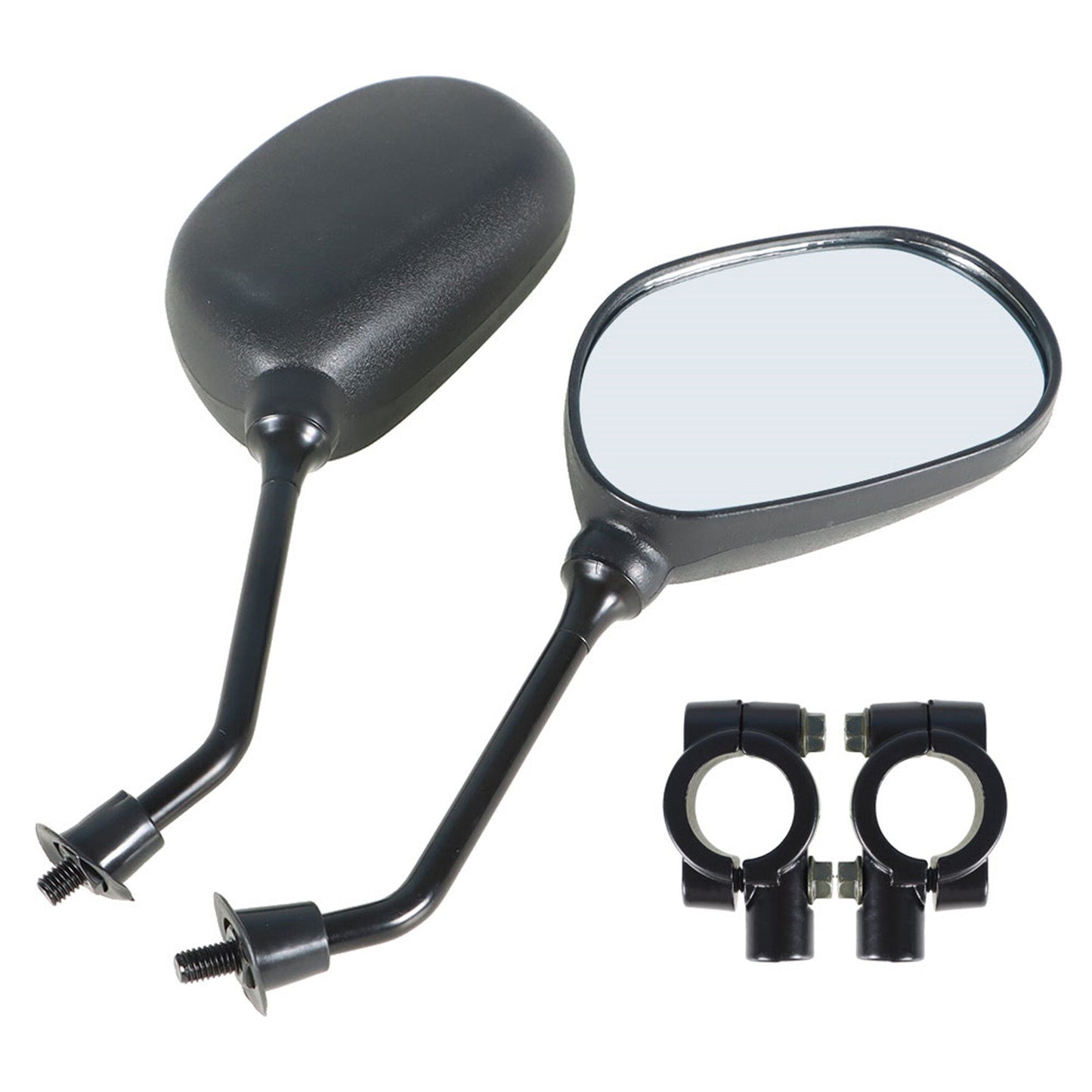 munirater ATV & Motorcycle Side Rear View Mirror Set 7/8 in Handlebars Replacement for Sportsman Foreman