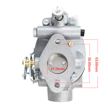 munirater Carburetor Kit Replacement for Excavator Ferguson 181643M91 & 181644M91