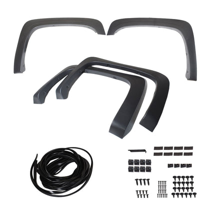munirater Wheel Fender Flares Replacement for 2007-2013 Chevy Silverado 1500/2500HD/3500HD OE Factory Style 02RSA4511BDM