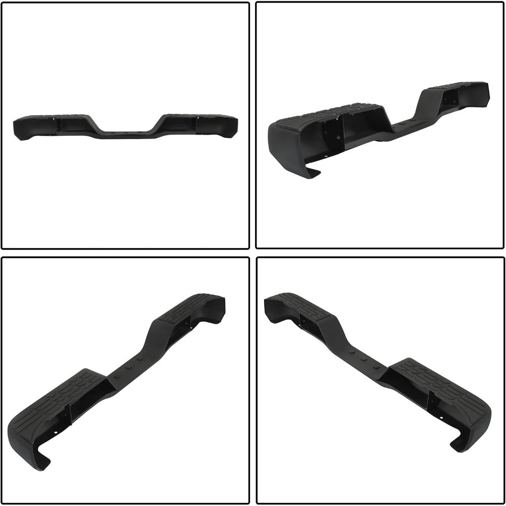 Black Steel Rear Step Bumper Assembly for Toyota Pickup DLX 1989-1995